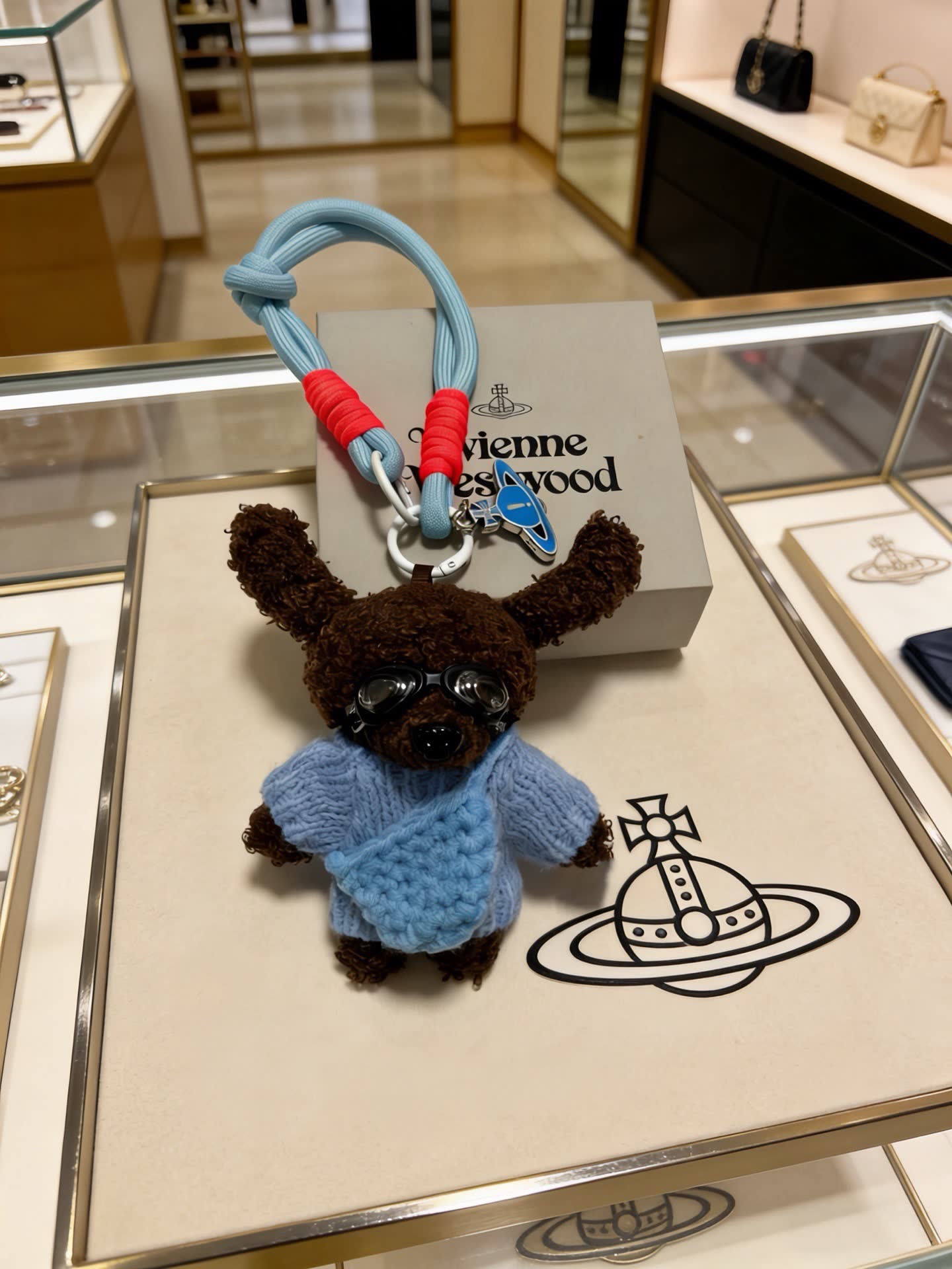 Vivienne Westwood Blue Sweater Keychain